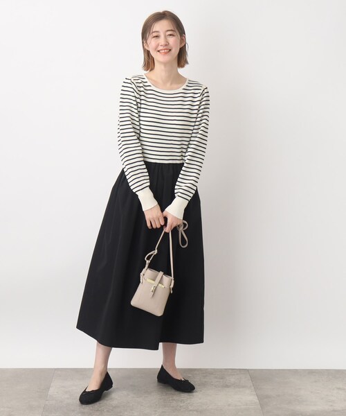 grove（グローブ）の「◆カードケース付ベルトひねりミニショルダー（ショルダーバッグ・レディース・アイボリー/ライトグレー/ライトパープル/ブラック・00）」の20枚目の写真