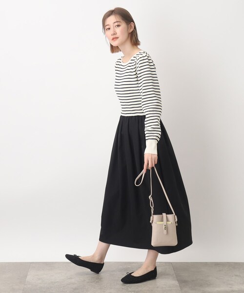 grove（グローブ）の「◆カードケース付ベルトひねりミニショルダー（ショルダーバッグ・レディース・アイボリー/ライトグレー/ライトパープル/ブラック・00）」の17枚目の写真