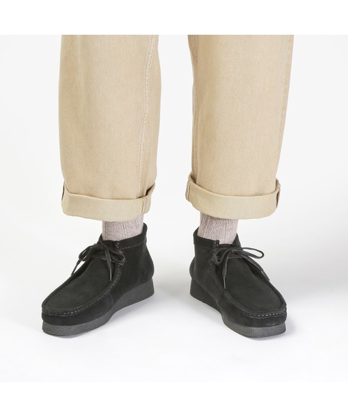 Clarks(クラークス)の「WallabeeEVO Bt / ワラビーエヴォブーツ (ブラックスエード)(モカシン/デッキシューズ・メンズ・ブラック・UK6.5/UK10/UK6/UK7/UK8/UK9/UK8.5/UK7.5/UK9.5/UK10.5/UK11)」の8枚目の写真