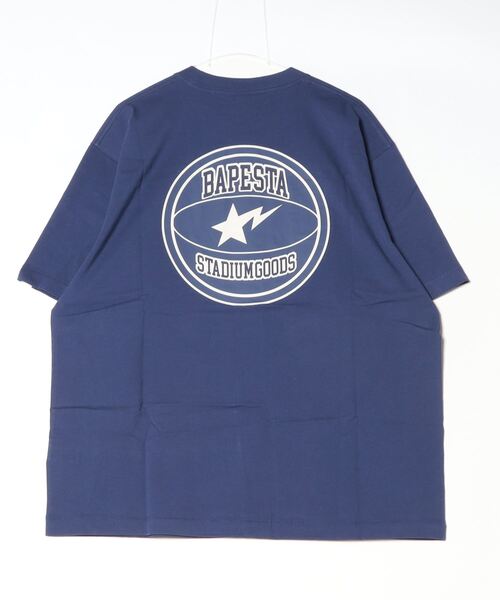 A BATHING APE（アベイシングエイプ）の「BAPE X STADIUM GOODS TEE（Tシャツ/カットソー・メンズ・ネイビー/ホワイト・XXX-LARGE/X-LARGE/SMALL/XX-LARGE/LARGE/MEDIUM）」の9枚目の写真