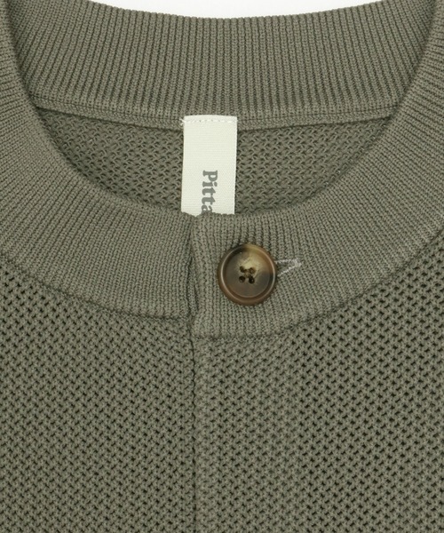 Pitta Re:)（ピッタリ）の「メッシュニットカーディガン（カーディガン/ボレロ・メンズ・ブラック/オリーブ・S/M/L/LL）」の7枚目の写真