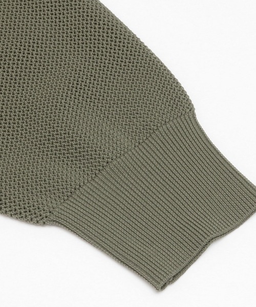 Pitta Re:)（ピッタリ）の「メッシュニットカーディガン（カーディガン/ボレロ・メンズ・ブラック/オリーブ・S/M/L/LL）」の8枚目の写真