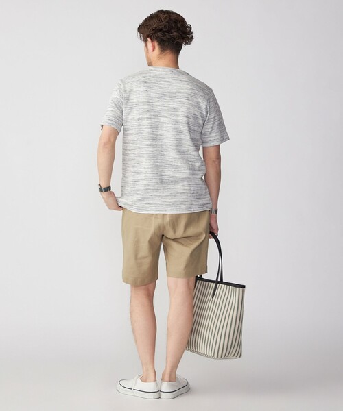 SHIPS(シップス)の「SHIPS: ワッフル フェイクレイヤード クルーネック Tシャツ(Tシャツ/カットソー・メンズ・ライトグレー/ネイビー/ダークグレー・SMALL/MEDIUM/LARGE/X-LARGE)」の15枚目の写真