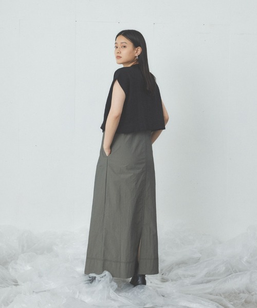 Happy John（ハッピージョン）の「french sleeve short shirt/フレンチスリーブショートシャツ（シャツ/ブラウス・レディース・イエロー/ブラック/ブルー・FREE）」の11枚目の写真