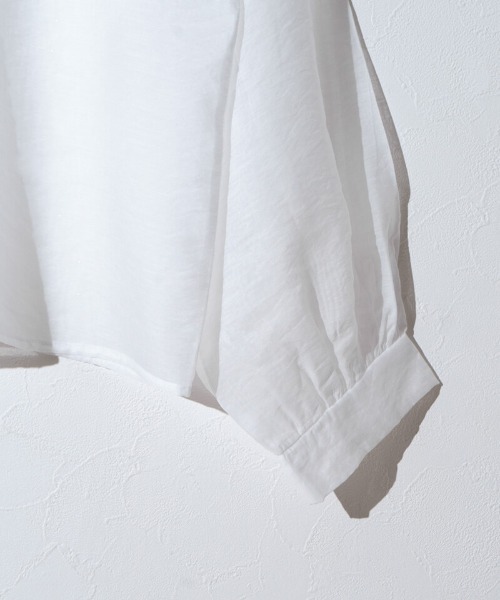 flower（フラワー）の「シアーリボンブラウス（シャツ/ブラウス・レディース・ピンク/アイボリー・FREE）」の17枚目の写真