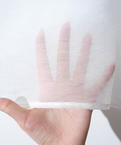 flower（フラワー）の「シアーリボンブラウス（シャツ/ブラウス・レディース・ピンク/アイボリー・FREE）」の20枚目の写真