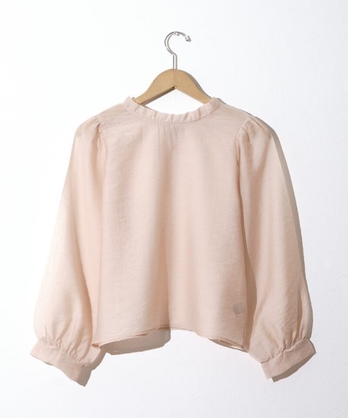 flower（フラワー）の「シアーリボンブラウス（シャツ/ブラウス・レディース・ピンク/アイボリー・FREE）」の21枚目の写真