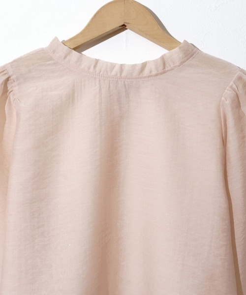 flower（フラワー）の「シアーリボンブラウス（シャツ/ブラウス・レディース・ピンク/アイボリー・FREE）」の22枚目の写真