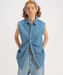 【DENIM DELIGHT DAYS】8オンスデニムノースリーブシャツ