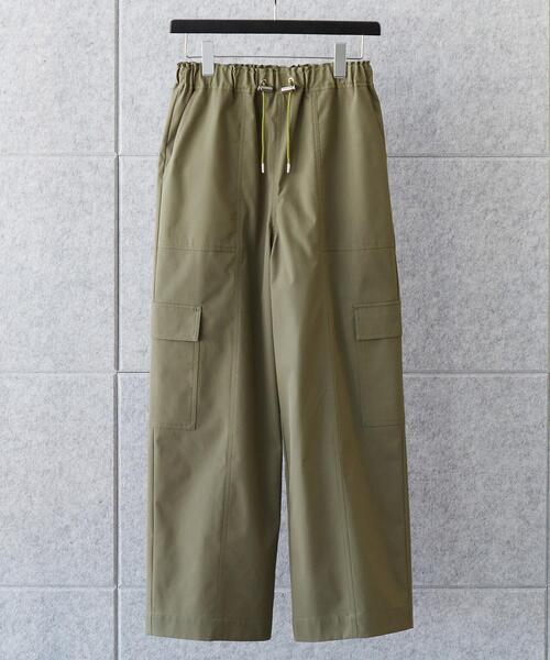 cloenc（クロエンス）の「◆センターステッチワイドイージーカーゴパンツ（その他パンツ・レディース・ブラック/カーキ/ホワイト系・36(S)/38(M)）」の9枚目の写真