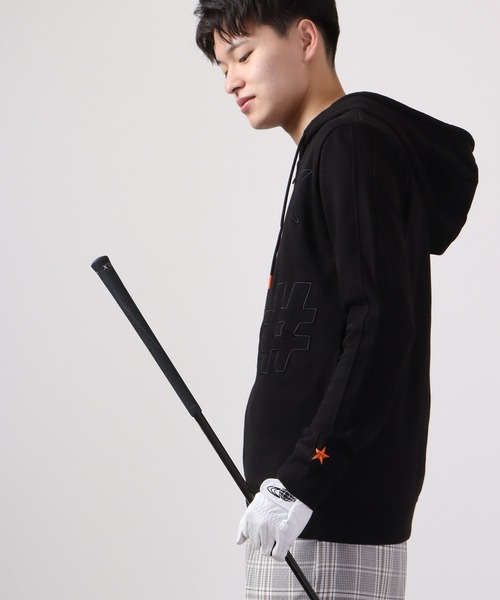 FUNALIVE(ファンアライブ)の「EVOLUTION GOLF ロゴ刺繍パーカー(パーカー・メンズ・ブラック/ホワイト/グレー・M/XL/L)」の7枚目の写真