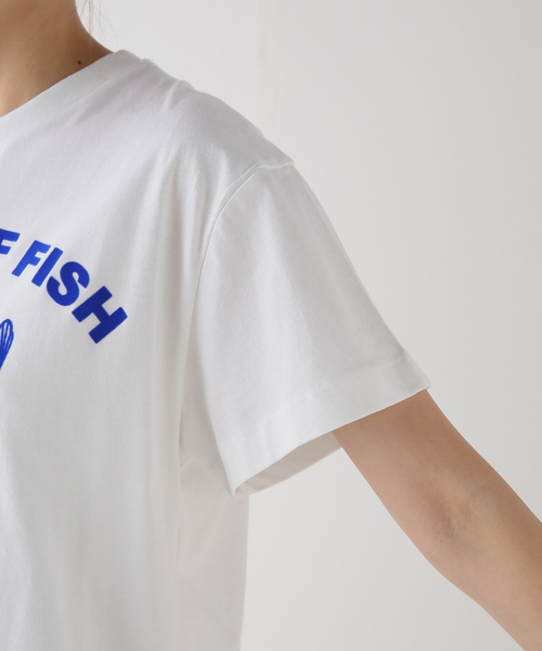ROSEanna(ローズアンナ)の「【ROSEANNA/ローズアンナ】FISH Tシャツ(Tシャツ/カットソー・レディース・ホワイト・SMALL)」の14枚目の写真