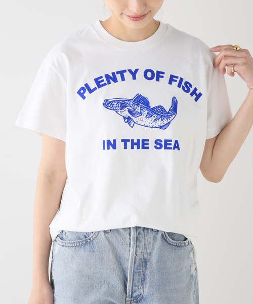 ROSEanna(ローズアンナ)の「【ROSEANNA/ローズアンナ】FISH Tシャツ(Tシャツ/カットソー・レディース・ホワイト・SMALL)」の21枚目の写真