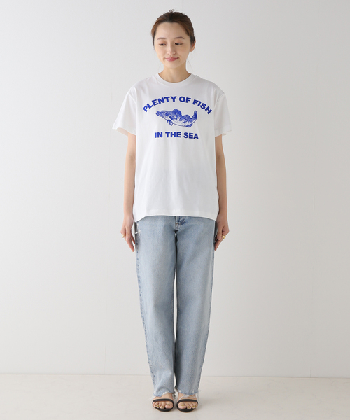 ROSEanna(ローズアンナ)の「【ROSEANNA/ローズアンナ】FISH Tシャツ(Tシャツ/カットソー・レディース・ホワイト・SMALL)」の22枚目の写真