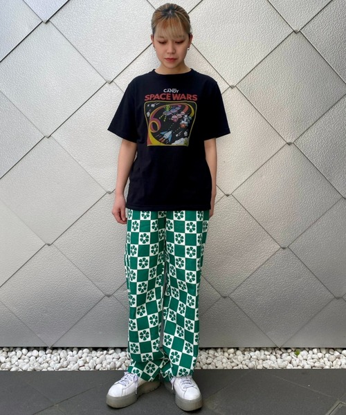 Candy Stripper（キャンディストリッパー）の「SPACE WARS Tシャツ（Tシャツ/カットソー・レディース・ブラック/オフホワイト/ブルー/パープル・2/3/4）」の15枚目の写真