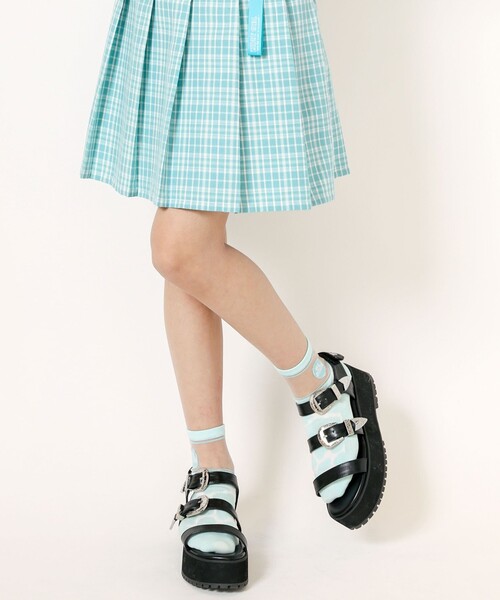 ZIDDY（ジディ）の「【 ニコ☆プチ 掲載 】バックル付きサンダル(21~24cm)（サンダル・キッズ・ブラック・23/24/22/21）」の8枚目の写真