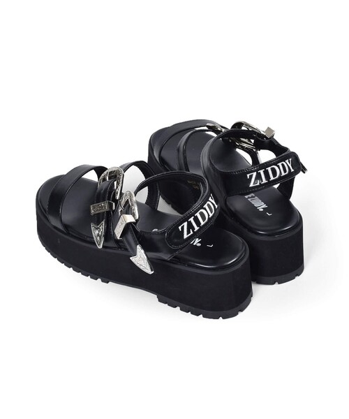 ZIDDY（ジディ）の「【 ニコ☆プチ 掲載 】バックル付きサンダル(21~24cm)（サンダル・キッズ・ブラック・23/24/22/21）」の15枚目の写真