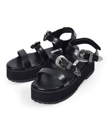 ZIDDY | 【 ニコ☆プチ 掲載 】バックル付きサンダル(21~24cm)(サンダル)