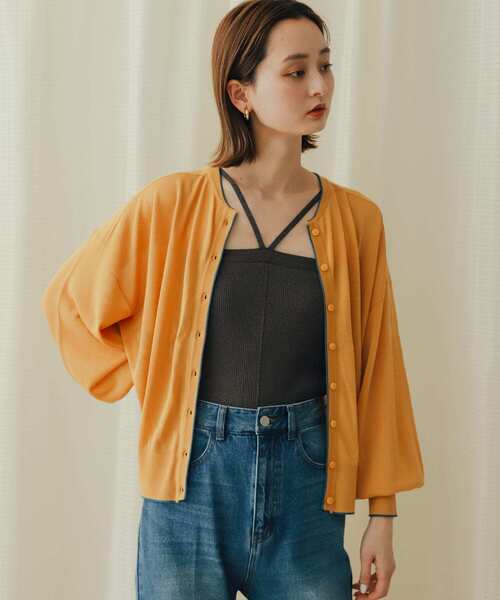 SENSE OF PLACE by URBAN RESEARCH（センスオブプレイスバイアーバンリサーチ）の「ホルターネックニットキャミソール（キャミソール・レディース・チャコールグレー/ライトブルー/ベージュ・ONE）」の12枚目の写真