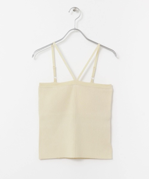 SENSE OF PLACE by URBAN RESEARCH（センスオブプレイスバイアーバンリサーチ）の「ホルターネックニットキャミソール（キャミソール・レディース・チャコールグレー/ライトブルー/ベージュ・ONE）」の22枚目の写真