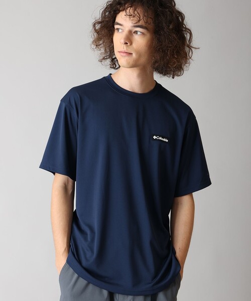 Columbia(コロンビア)の「UVカット Columbia/ レイク アローヘッド ショートスリーブティー /コロンビア(Tシャツ/カットソー・メンズ・ブラック/ベージュ/グレー/グリーン/ホワイト/タン/ライトグレー/モスグリーン/ブラウン/ブルー系その他/パープル/ホワイト系その他/ブラック系その他/ダークブルー/ブラウン系その他・XL/S/M/L)」の14枚目の写真