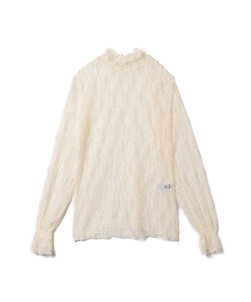 Miniministore（ミニミニストア）の「レース ハイネックインナー（シャツ/ブラウス・レディース・ベージュ/ブラック/ホワイト・FREE）」の15枚目の写真