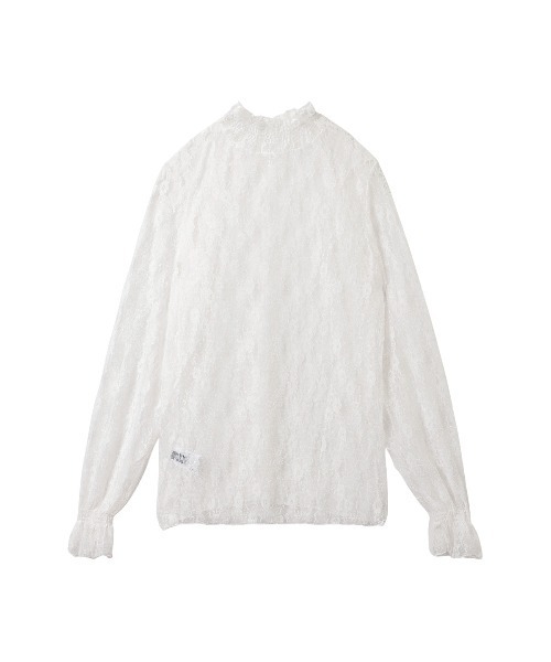Miniministore（ミニミニストア）の「レース ハイネックインナー（シャツ/ブラウス・レディース・ベージュ/ブラック/ホワイト・FREE）」の18枚目の写真