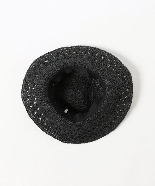 BEAMS HEART（ビームスハート）の「ペーパー スカシハット（ハット・レディース・ベージュ/ブラック/ナチュラル/ブラウン・FREE）」の16枚目の写真