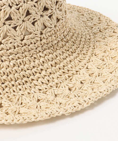 BEAMS HEART（ビームスハート）の「ペーパー スカシハット（ハット・レディース・ベージュ/ブラック/ナチュラル/ブラウン・FREE）」の18枚目の写真