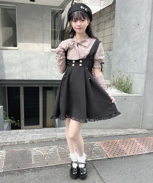 ROJITA（ロジータ）の「サイドレースアップジャンスカ