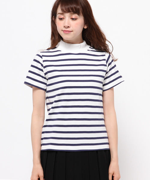 CIAOPANIC（チャオパニック）の「【Ciaopanic】　モックネック羽刺繍（Tシャツ/カットソー・レディース・ホワイト/その他19・FREE）」の3枚目の写真