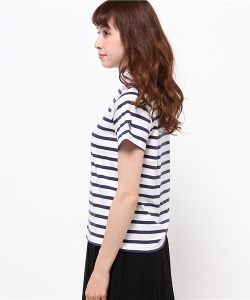 CIAOPANIC（チャオパニック）の「【Ciaopanic】　モックネック羽刺繍（Tシャツ/カットソー・レディース・ホワイト/その他19・FREE）」の4枚目の写真