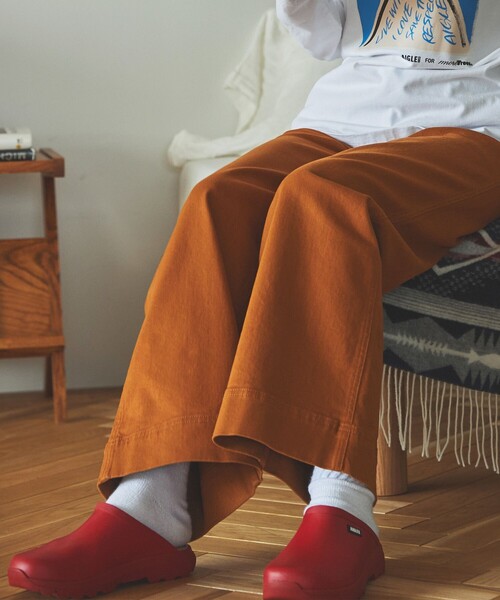 AIGLE（エーグル）の「CORLAY / コーレイ 天然ゴム コルクインソール サボサンダル /つっかけ / クロッグサンダル（サンダル・レディース・レッド/パープル・36/35/38/37/39）」の22枚目の写真