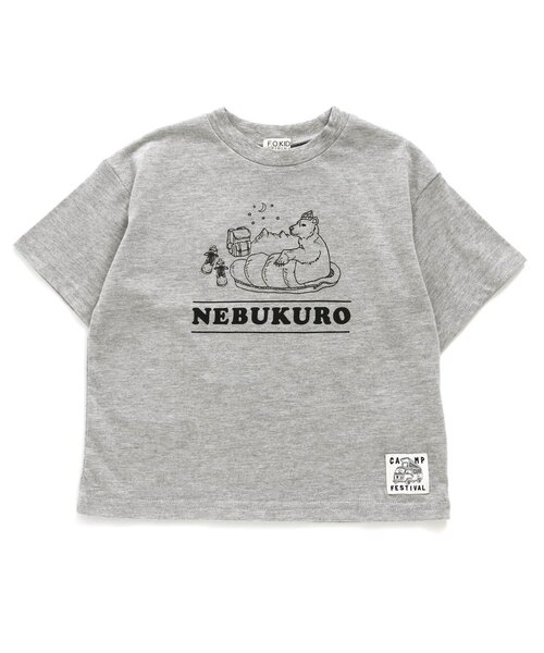 F.O.KIDS(エフオーキッズ)の「CAMP FES 5柄Tシャツ(Tシャツ/カットソー・キッズ・グリーン/ブルー/イエロー/オレンジ/オフホワイト/グレー・80/90/95/100/110/120/130/140)」の3枚目の写真