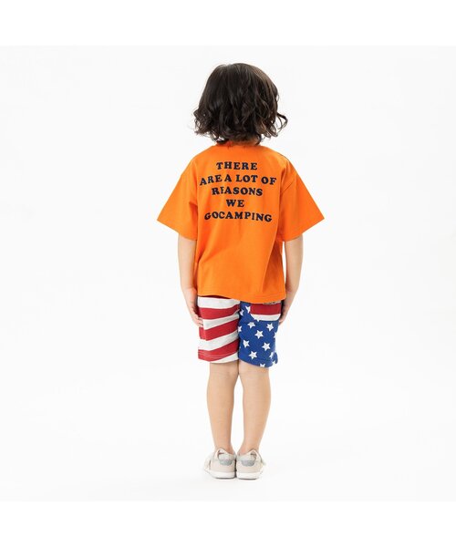 F.O.KIDS(エフオーキッズ)の「CAMP FES 5柄Tシャツ(Tシャツ/カットソー・キッズ・グリーン/ブルー/イエロー/オレンジ/オフホワイト/グレー・80/90/95/100/110/120/130/140)」の7枚目の写真