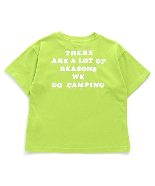 F.O.KIDS(エフオーキッズ)の「CAMP FES 5柄Tシャツ(Tシャツ/カットソー・キッズ・グリーン/ブルー/イエロー/オレンジ/オフホワイト/グレー・80/90/95/100/110/120/130/140)」の17枚目の写真