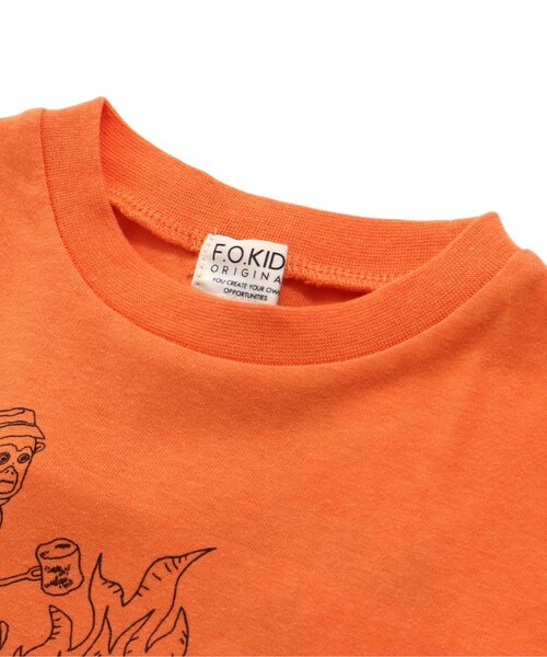 F.O.KIDS(エフオーキッズ)の「CAMP FES 5柄Tシャツ(Tシャツ/カットソー・キッズ・グリーン/ブルー/イエロー/オレンジ/オフホワイト/グレー・80/90/95/100/110/120/130/140)」の15枚目の写真