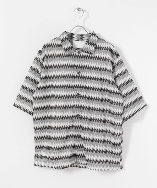 URBAN RESEARCH（アーバンリサーチ）の「URBAN RESEARCH iD　バルファスレースシャツ（シャツ/ブラウス・メンズ・ブラック/グリーン/レッド・MEDIUM/LARGE）」の8枚目の写真