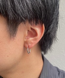 B.R.U（ブル）の「シルバー ゴールド フープピアス（ピアス（両耳用））」