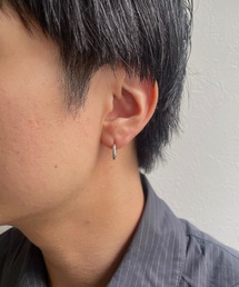 B.R.U（ブル）の「シルバー ゴールド フープピアス（ピアス（両耳用））」