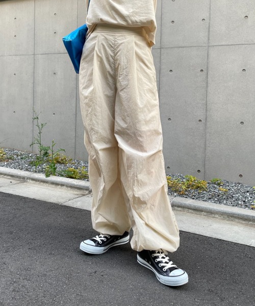 クロエストラのパンツ HARVESTY ハーベスティ コットン サーカス キュロット パンツ
