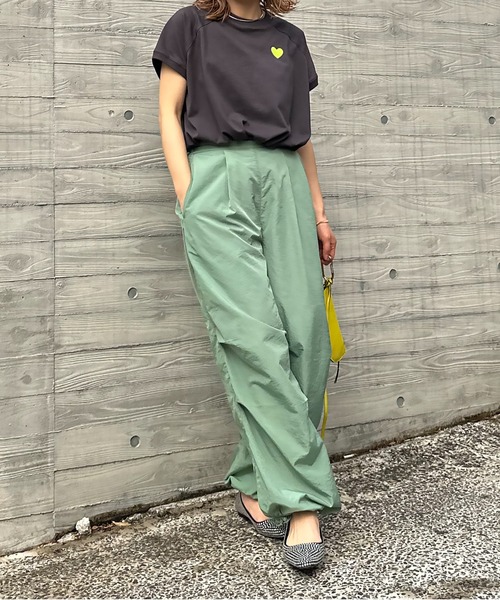 セール】裾ドロストパラシュートパンツ（その他パンツ）｜mi via