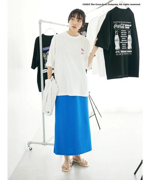 Coca Cola（コカコーラ）の「Coca-Cola「R」スマイルTEE（Tシャツ/カットソー・レディース・ブラック/ホワイト・M/L/XL）」の19枚目の写真