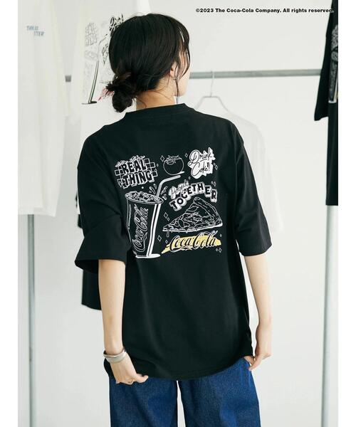 Coca Cola（コカコーラ）の「Coca-Cola「R」スマイルTEE（Tシャツ/カットソー・レディース・ブラック/ホワイト・M/L/XL）」の20枚目の写真