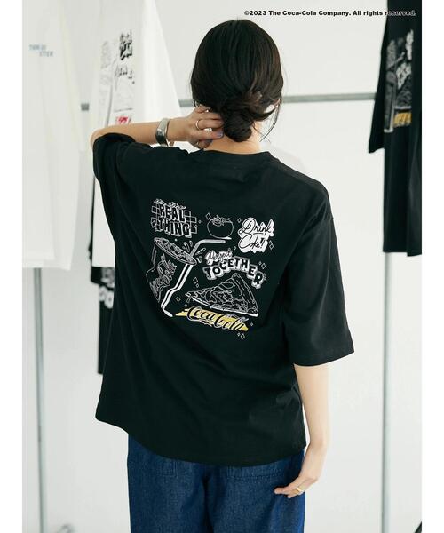 Coca Cola（コカコーラ）の「Coca-Cola「R」スマイルTEE（Tシャツ/カットソー・レディース・ブラック/ホワイト・M/L/XL）」の15枚目の写真
