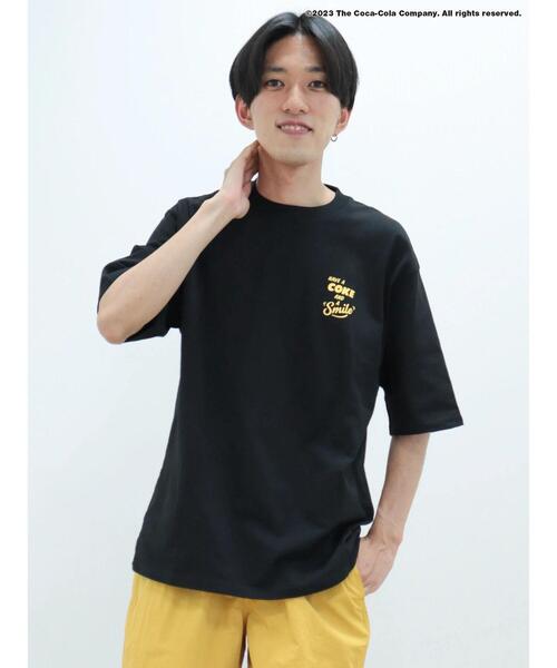 Coca Cola（コカコーラ）の「Coca-Cola「R」スマイルTEE（Tシャツ/カットソー・レディース・ブラック/ホワイト・M/L/XL）」の21枚目の写真