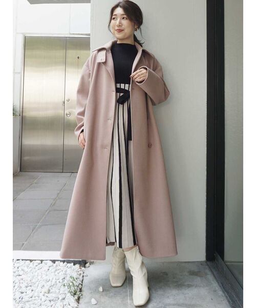 MERCURYDUO(マーキュリーデュオ)の「配色チェンジリブロングスリーブニットワンピース(ワンピース・レディース・ブラック・SMALL/MEDIUM)」の11枚目の写真