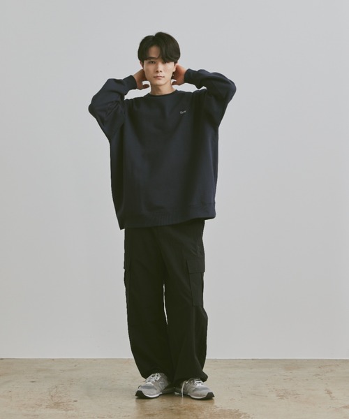 Loose flaner logo sweat / ルーズflanerロゴスウェット（スウェット）｜flaner（フラネ）