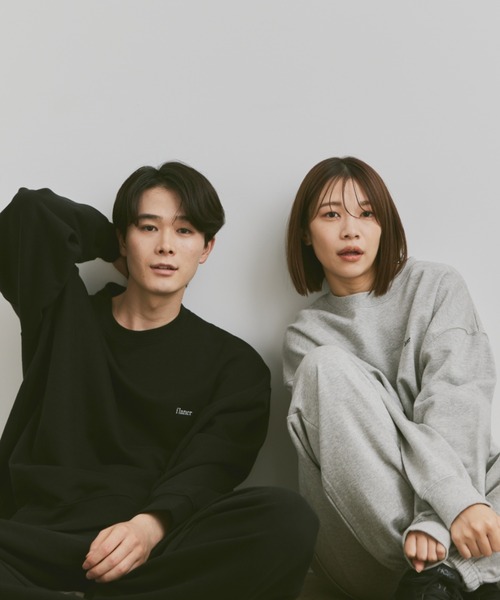 Loose flaner logo sweat / ルーズflanerロゴスウェット（スウェット）｜flaner（フラネ）