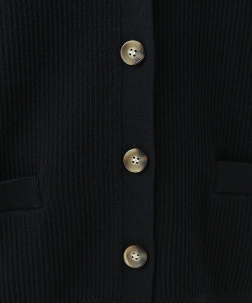 BAYFLOW（ベイフロー）の「柄編みVネックカーディガン（カーディガン/ボレロ・レディース・ブラック/ピンク/ブルー/ナチュラル・FREE）」の22枚目の写真